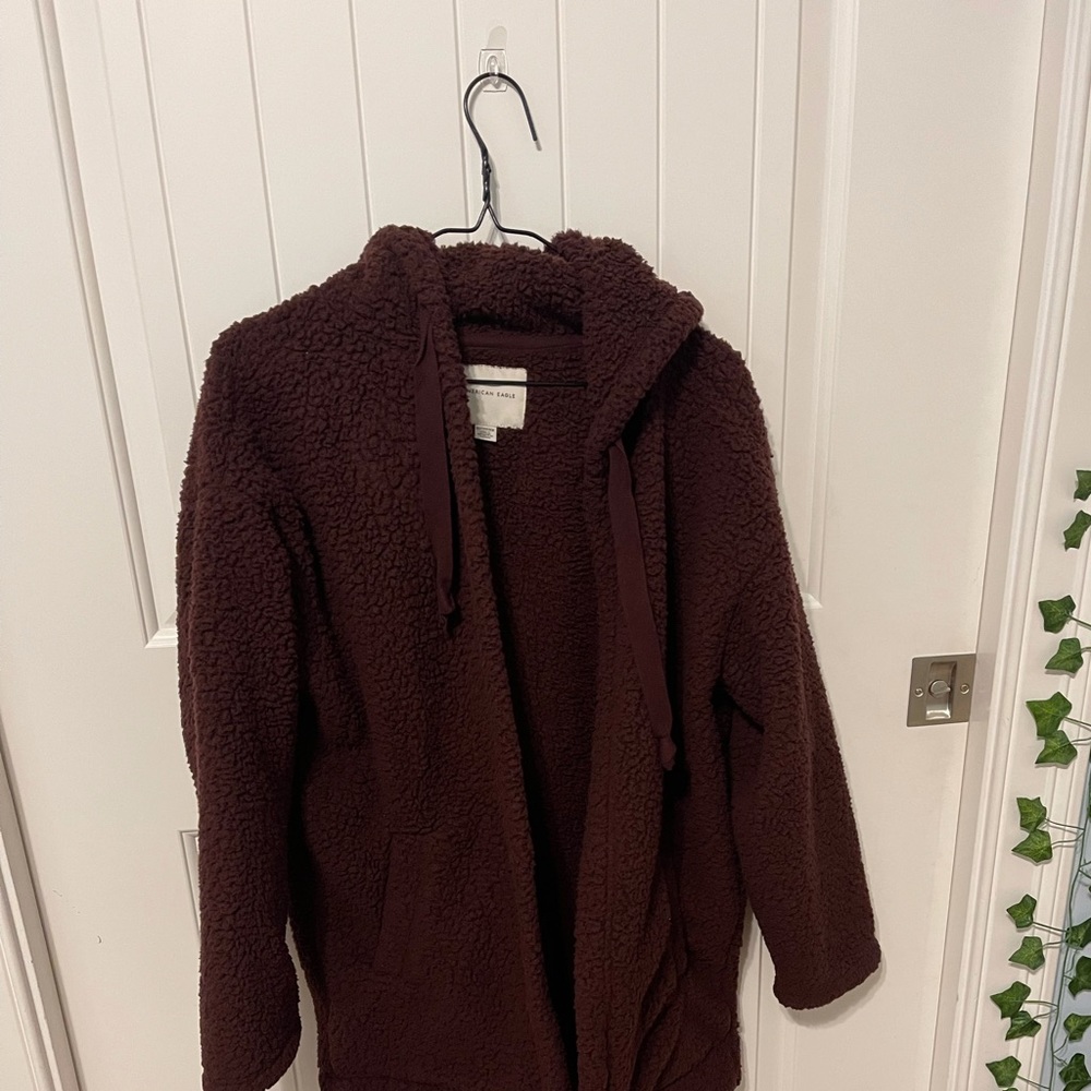 American Eagle Maroon Cardigan•Size XS